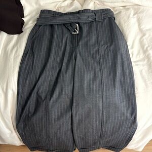 GANNI PINSTRIPED trousers size 38